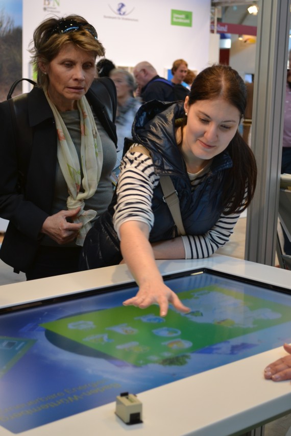 Didacta 2014- Erneuerbare Energien Tablet Touch Screen